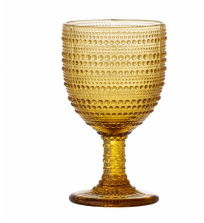 Bila Wine Glass Brown Glass