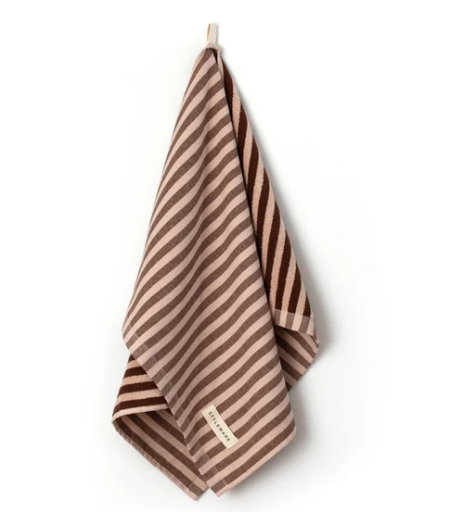 Between The Lines Tea Towel Choc Malt