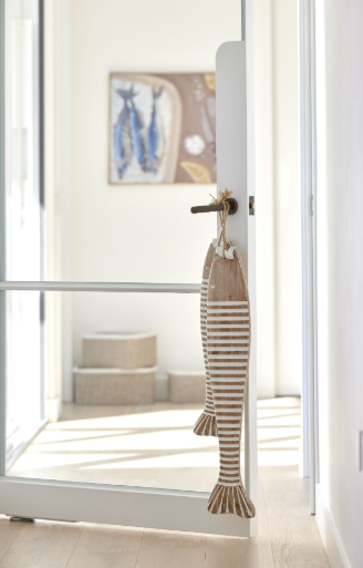 Amalfi Farley Wall Decor 2pcs Set Natural & White