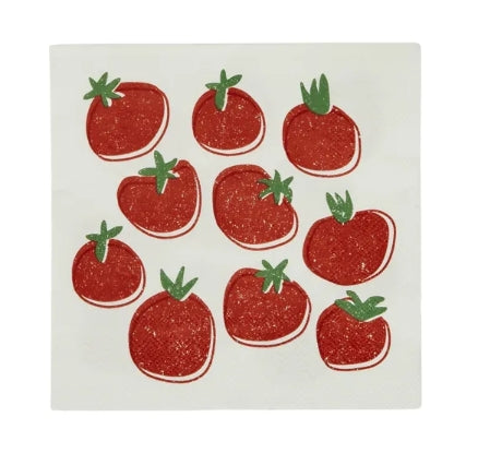 Pomodori 20pk 3 Ply 33cm Napkin Red