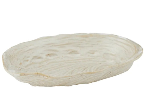 Pacific Ceramic Dish 20.5x12.5x3.5cm Nat