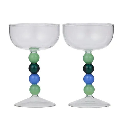 Winton S/2 Coupe Glasses Blue/Green