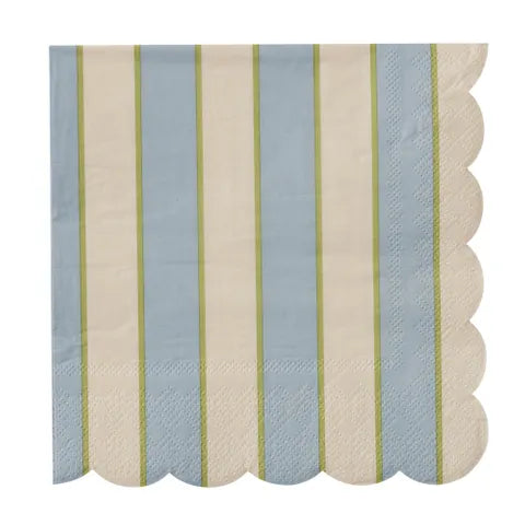 Carnival Napkin 20pk Blue/Ivory