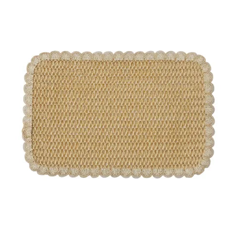 Ita Crochet Placemat Nat/Ivory