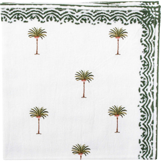 Napkin Palm Green