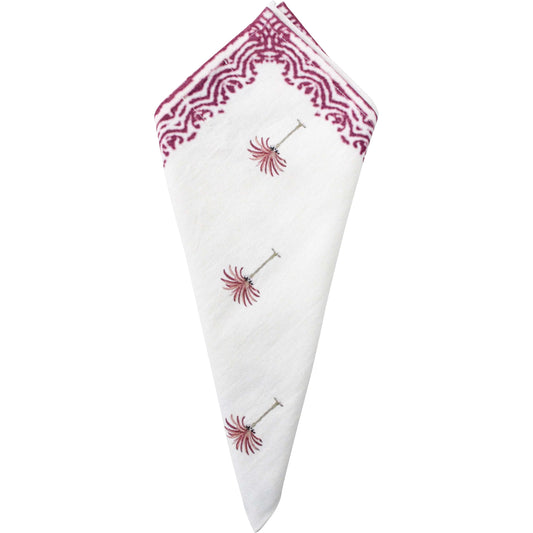 Napkin Plum Berry Palm