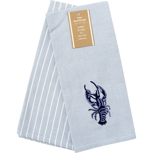 Teatowel S/2 Lobster