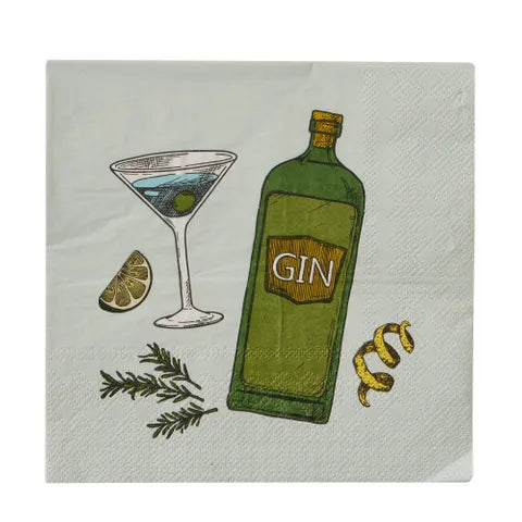 Gimlet 20pk 3 Ply 33cm Napkin Green
