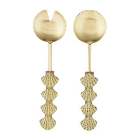 Ischia S/2 S/Steel Salad Server 28cm