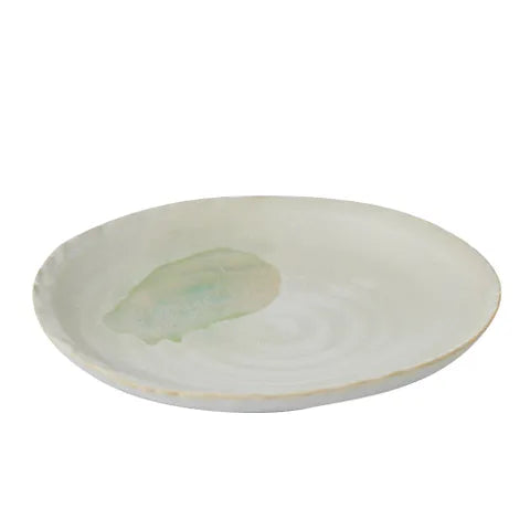 Vert Ceramic Plate 16cm Natural/Green