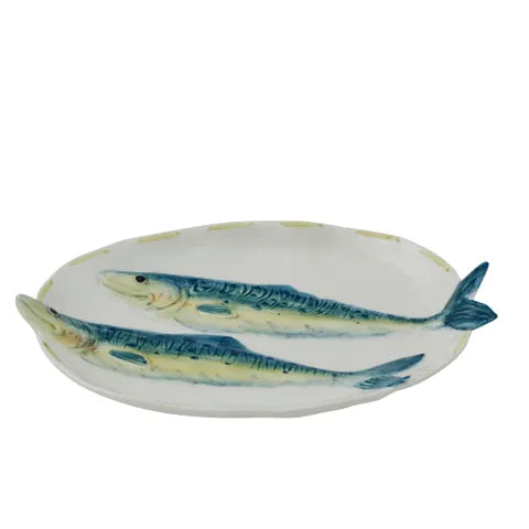Azur Oval Ceramic Plate 21x13x3cm