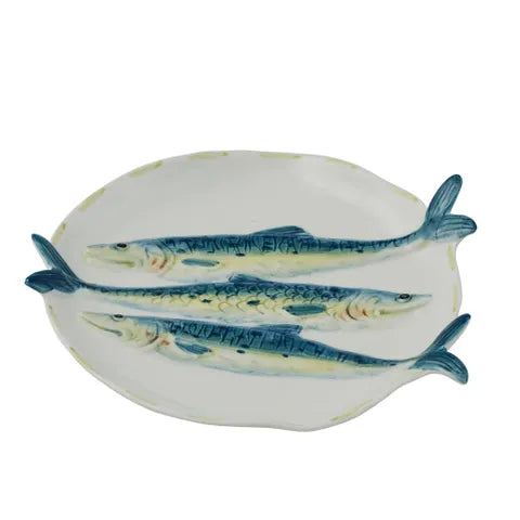 Azur Round Ceramic Plate 20x18.5x4cm