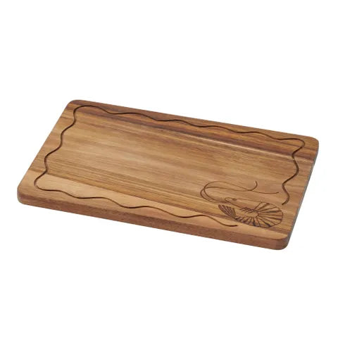 Shack Prawn Wood Serving Board 33x22.5cm