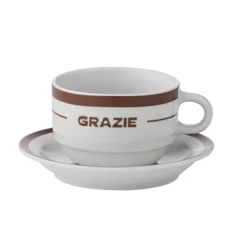 Grazie Ceramic Cup & Saucer