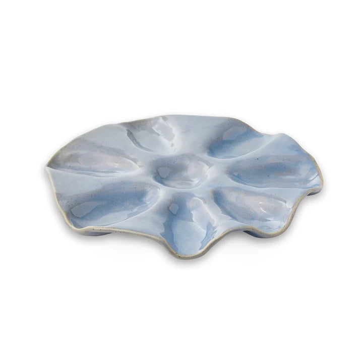 Sullivan Light Blue Oyster Plate