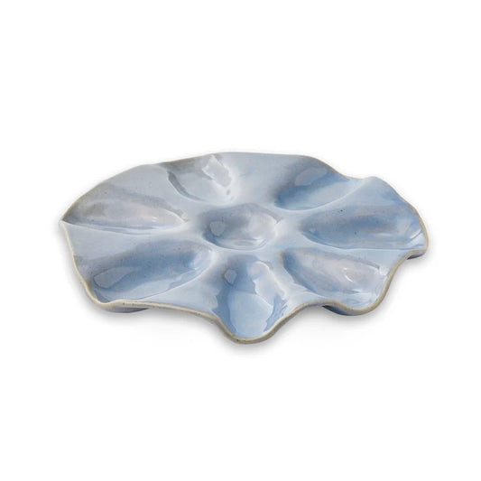 Sullivan Light Blue Oyster Plate