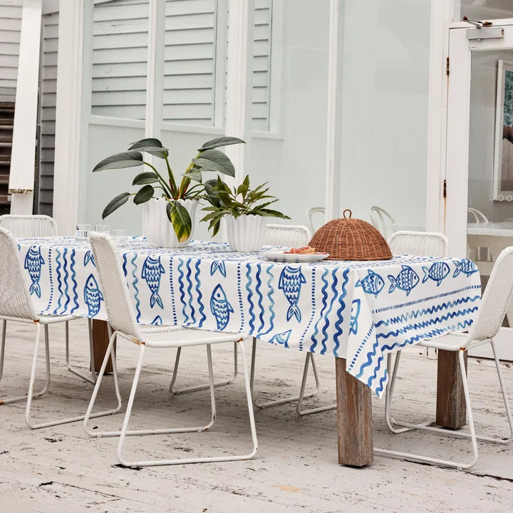 Positano Blue Tablecloth